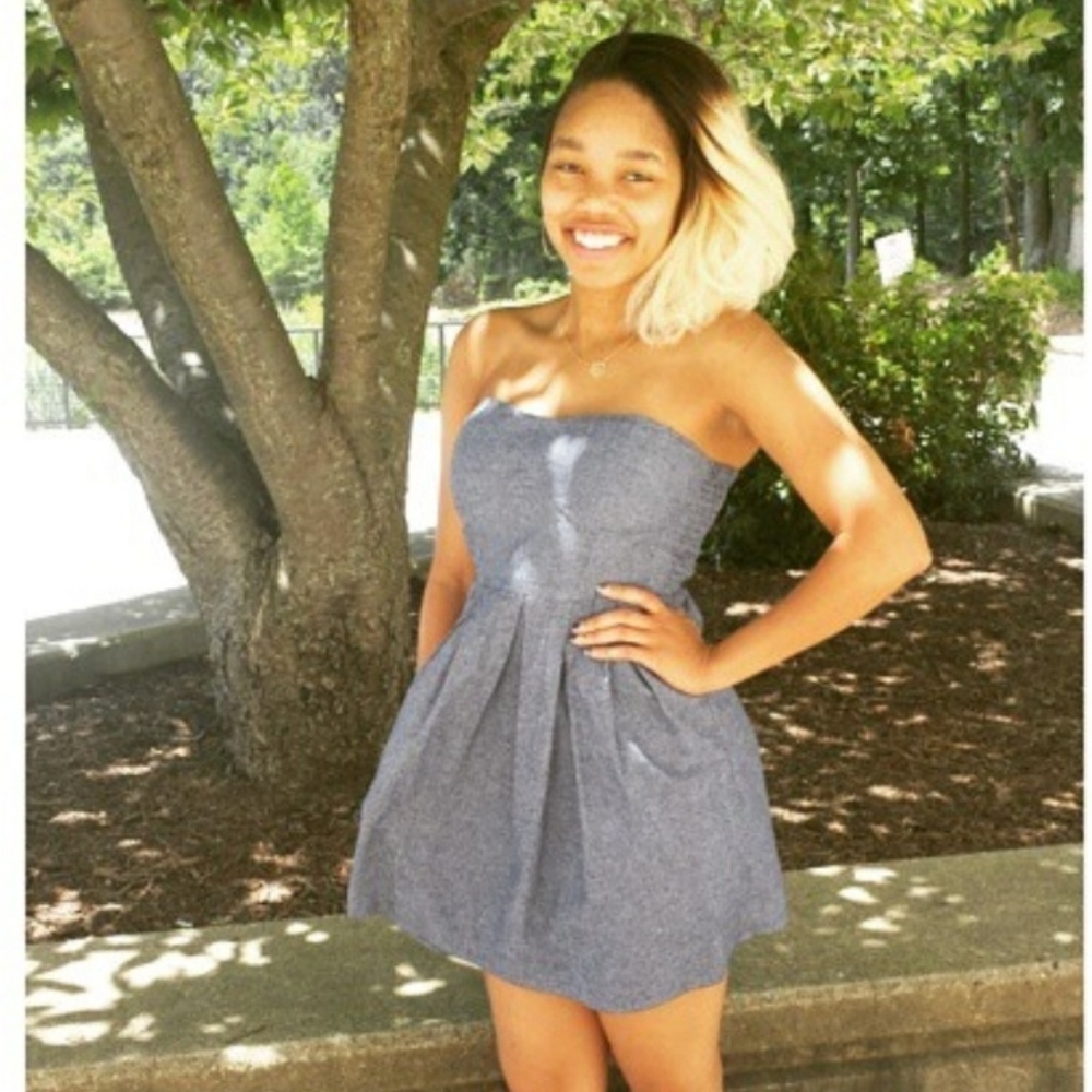 Derek Hart strapless dress